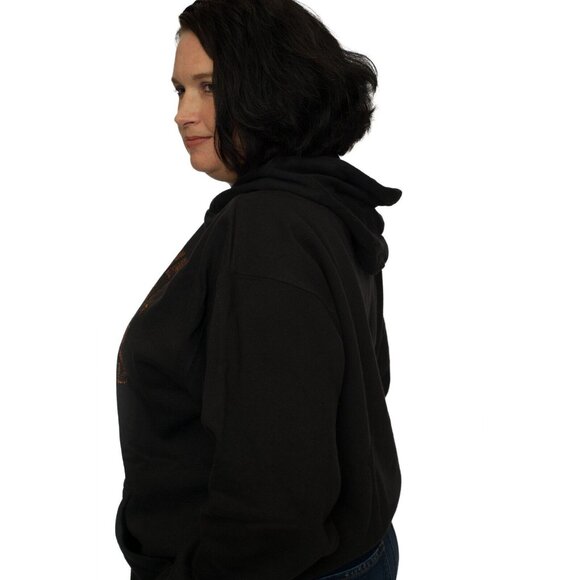 Cincinnati Bengals NFL Women's Plus Size Screen Print Hoodie 1X - Picture 2 of 2